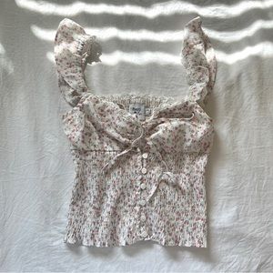 Princess Polly - Floral Tank Top (US4)